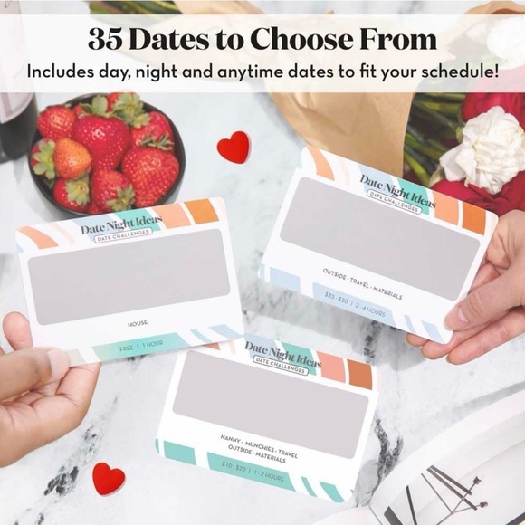 ✨NIB - Date Night Ideas – 35 Scratch-Off Date Card Game✨ - Picture 3 of 3